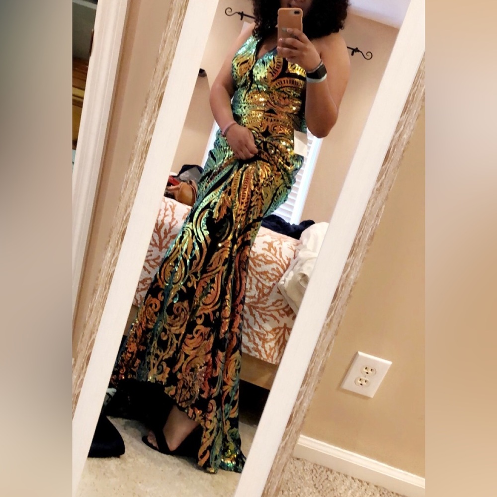 A-Line-Mermaid Prom Dress